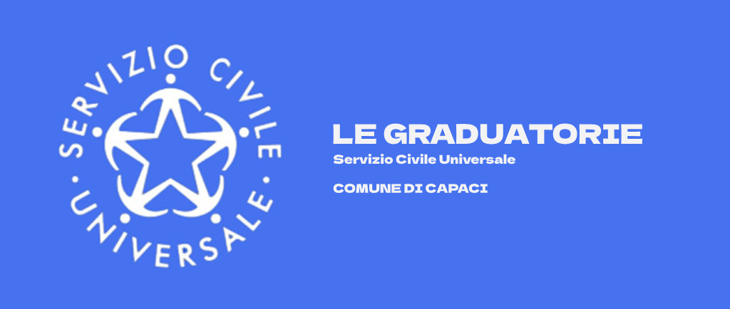 SERVIZIO CIVILE UNIVERSALE 2025: PUBBLICAZIONE GRADUATORIE