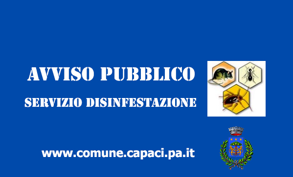 INTERVENTO DI DISINFESTAZIONE